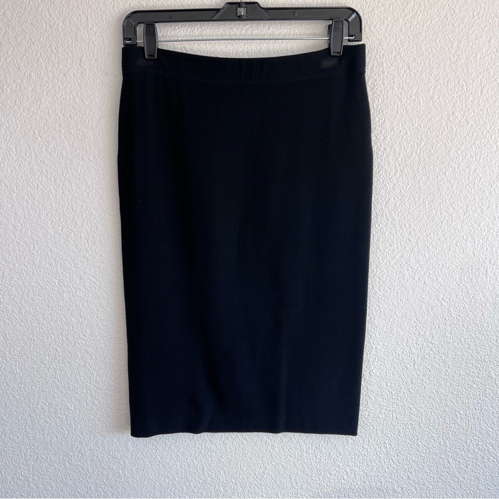 Vince‎ Women’s Black Knee Length Pull on Pencil Skirt Career Business